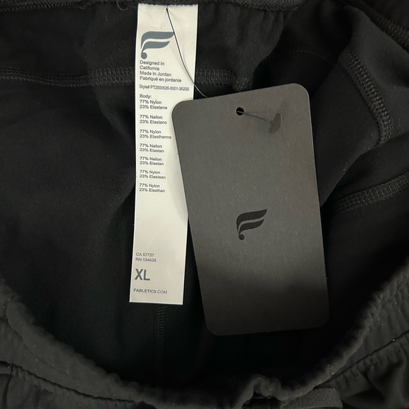 Fabletics Black Cold Weather Joggers Men’s• New • Size: XL - Picture 3 of 5